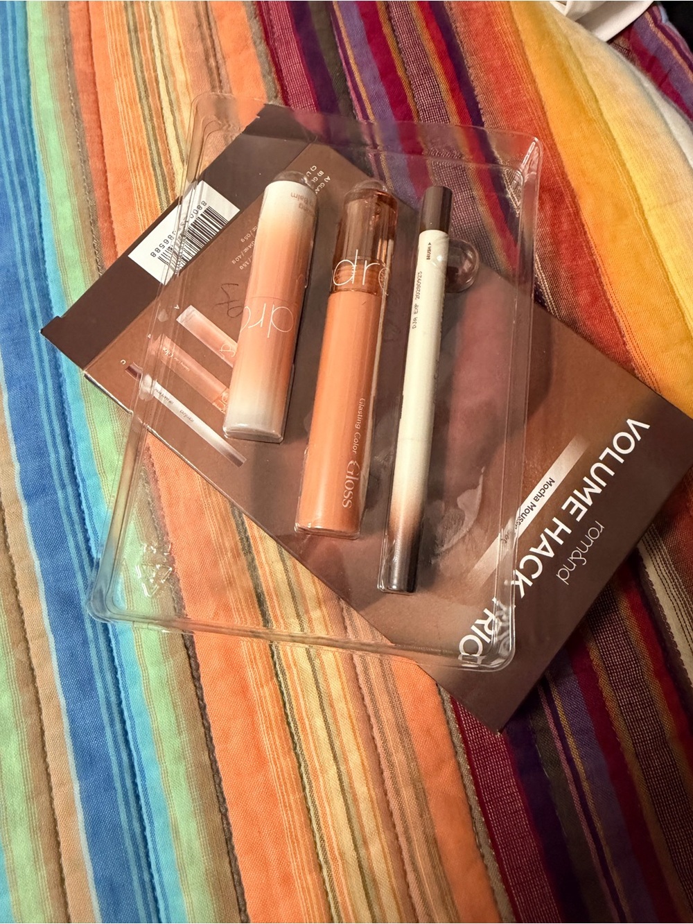 Peach Lip Gloss & Liner Trio - Peach